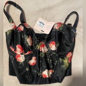 Elora Bustier Black 34D NWT